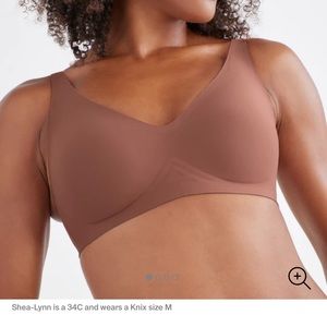 Knix Revolution bra, xs+, warm sand, NWOT
